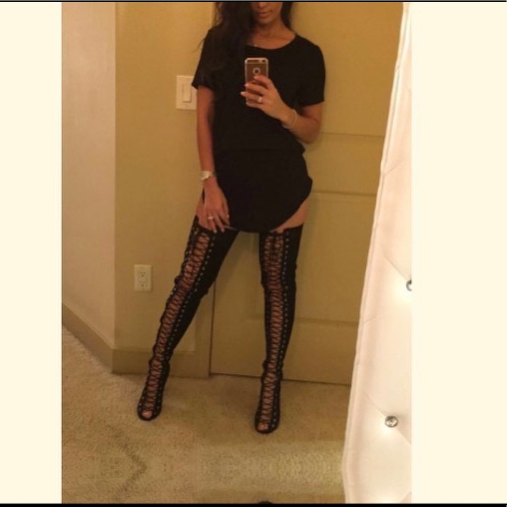 Tony Bianco Ariette Suede Thigh High boots!